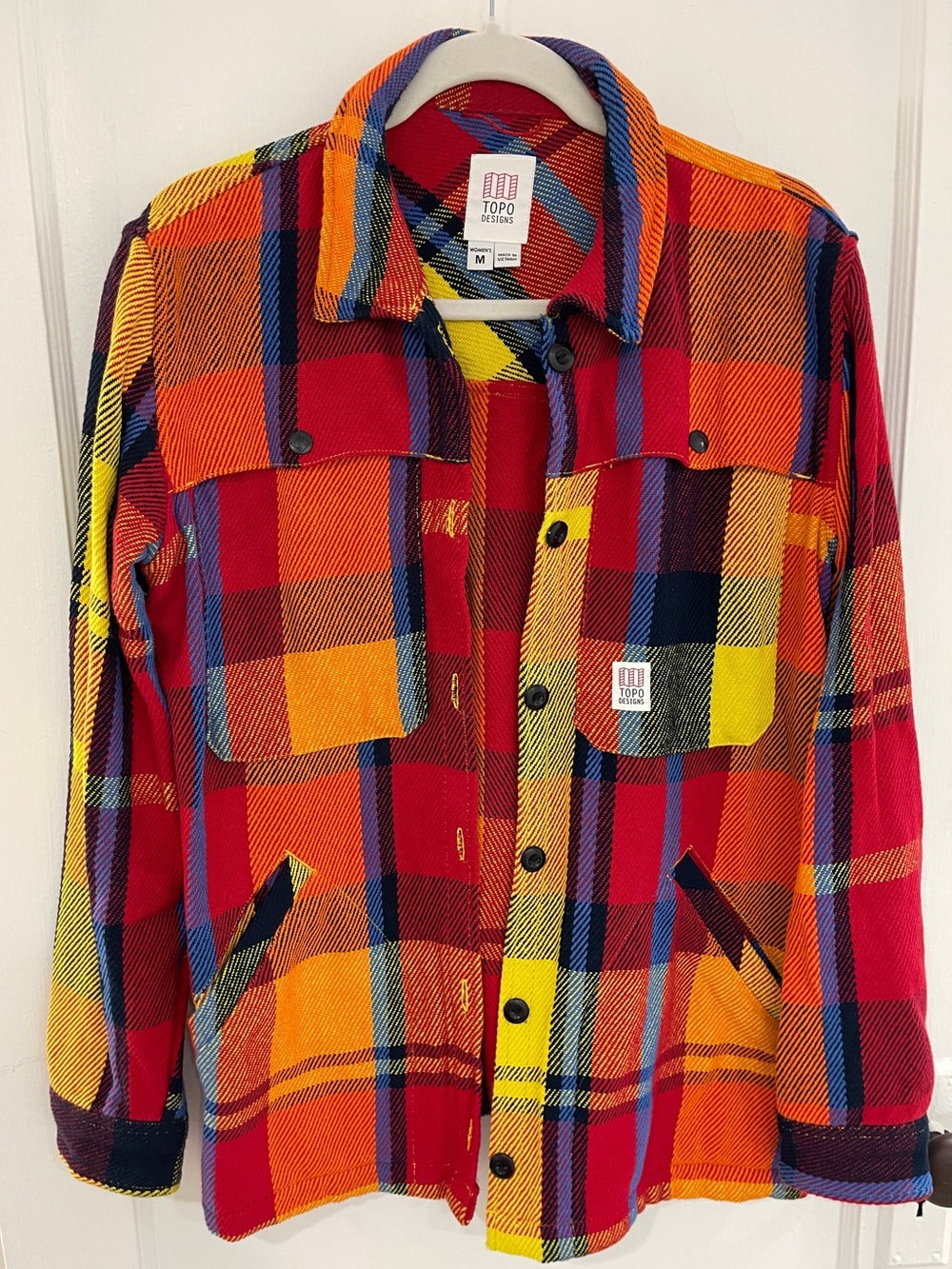 Topo Designs Organic Cotton Plaid Button-Up Shirt